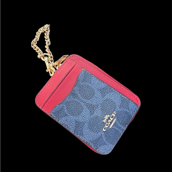 Coach Varsity Collection Zip Card  Case - Picture 1 of 3